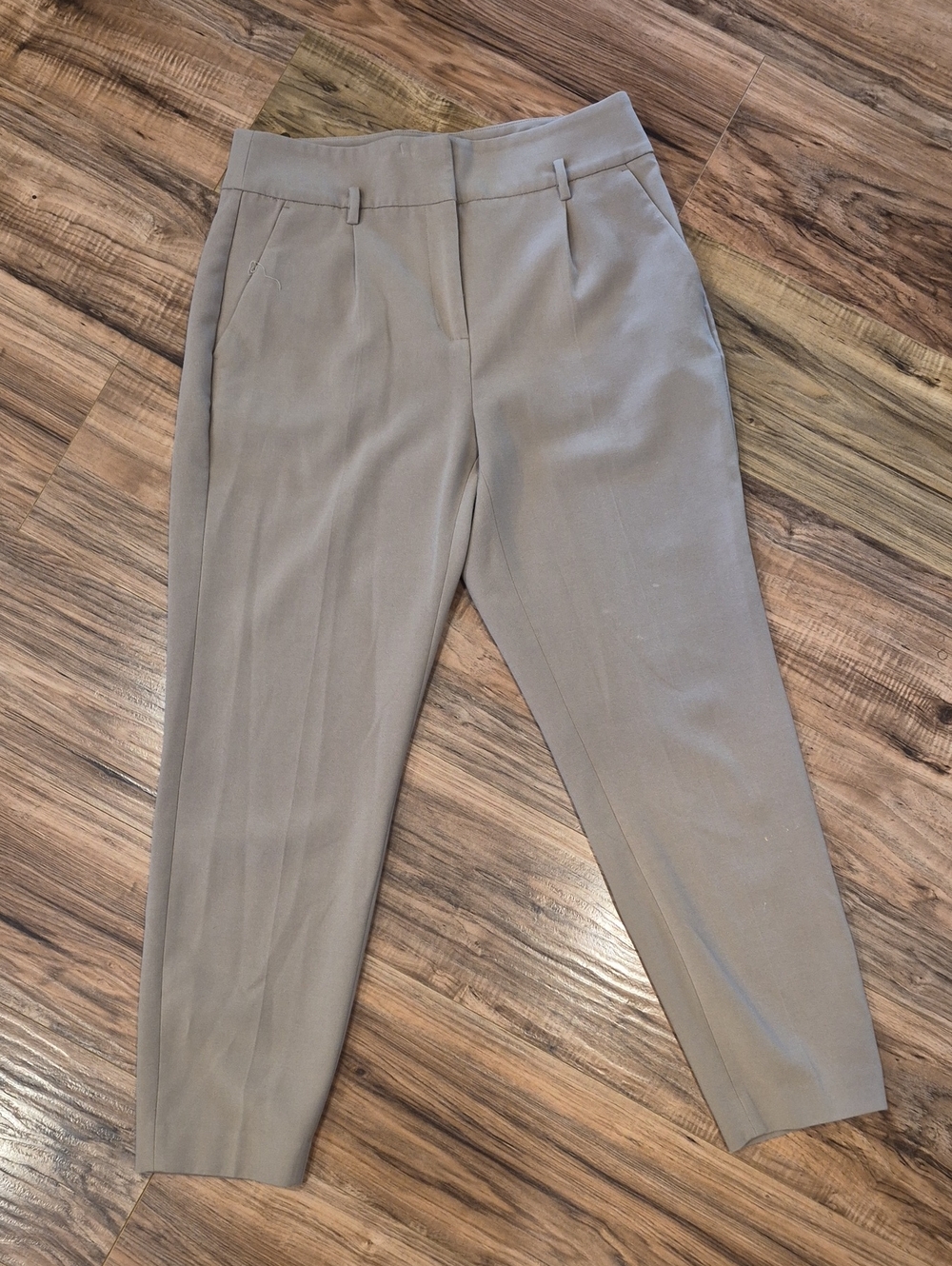 💙 RW&CO. Cropped Tailored Pants - Taupe